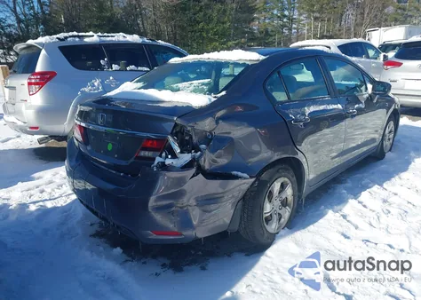 2015 Honda Civic Lx из США, поврежденный, VIN 2HGFB2F59FH509609